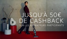 Promotion cshback sur les aspirateurs AEG