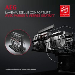 Lave-vaisselle AEG ComfortLift® avec panier à verres gratuit