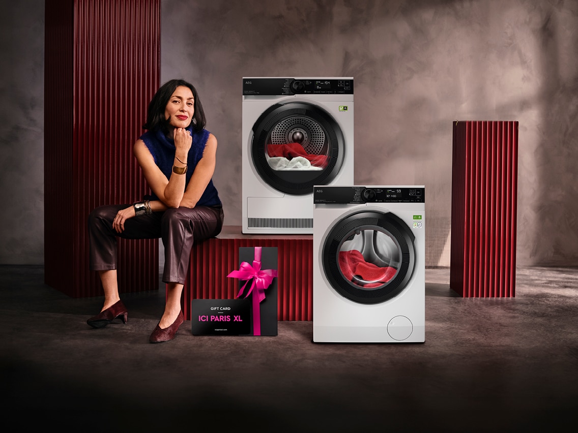 Promo sur les lave-linges et sèche-linges AEG