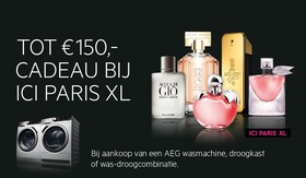 Ici Paris XL e-gift card bij annakoop van een AEG toestel