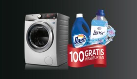 AEG promotie met gratis wasbeurten Dash en Lenor