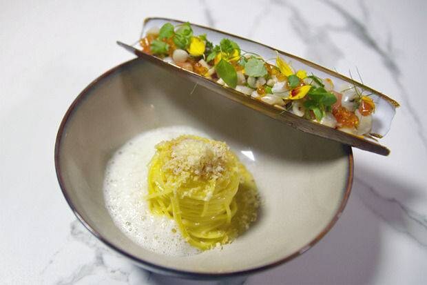 Pâtes aux couteaux, coques et Brugge d'Or_Kim Verhasselt