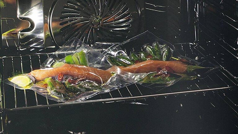 sous-vide vis garen in de AEG SteamPro stoomoven