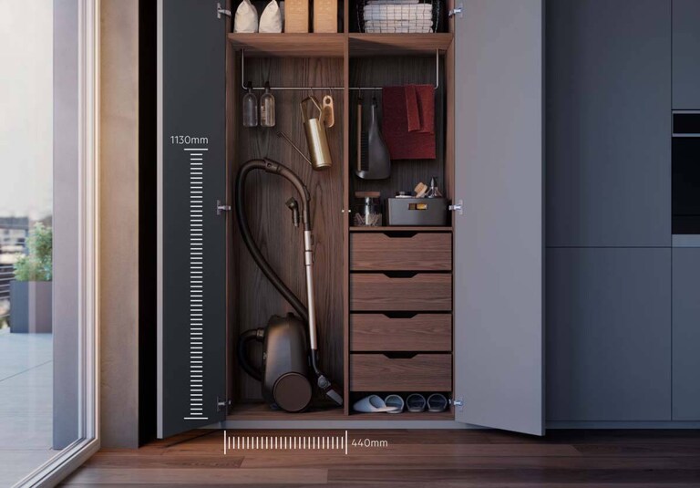 Aspirateur facile à ranger