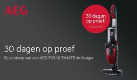 AEG FX9 ULTIMATE 30 dagen op proef